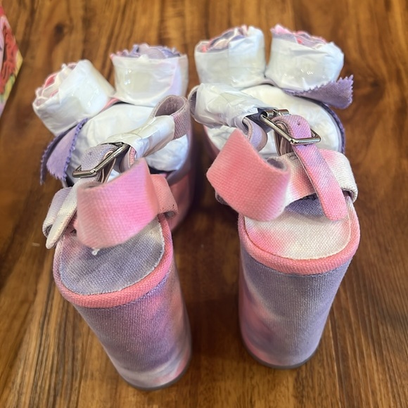 New Jeffrey Campbell Lilac Lila Denim Size 8 - Picture 3 of 6